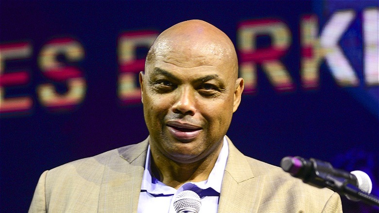 Charles Barkley half-smiling 