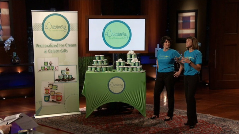 eCreamery founders on Shark Tank