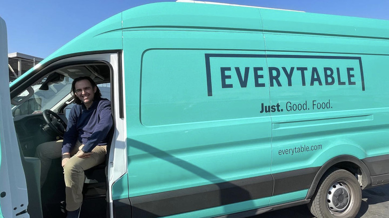 An Everytable van driven by founder Sam Polk