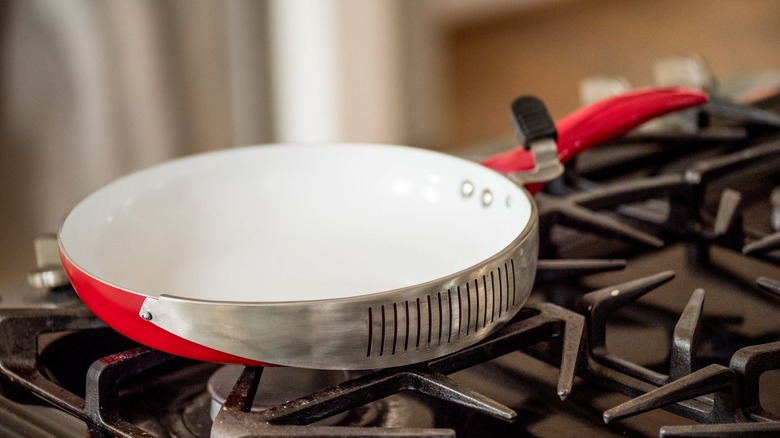 Handy Pan on stove