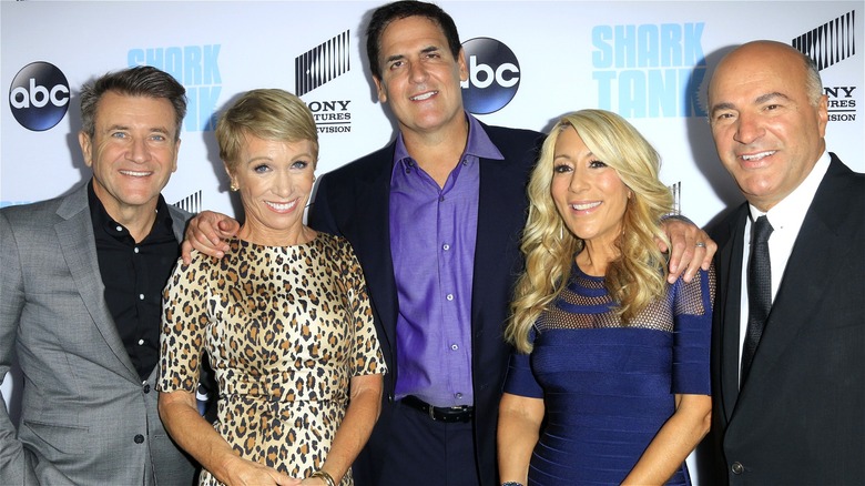 Shark Tank investors smiling 