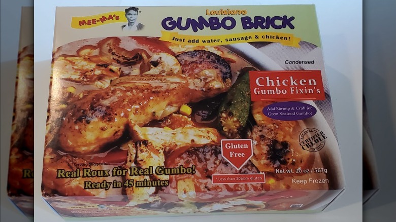 box of chicken gumbo roux