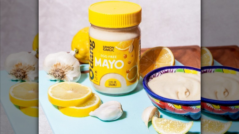 O'Dang Foods vegan mayonnaise jar