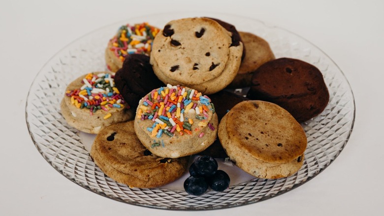 Rule Breaker cookies on platter