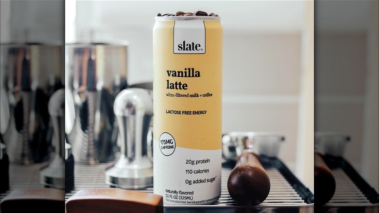 Slate milk vanilla latte flavor 