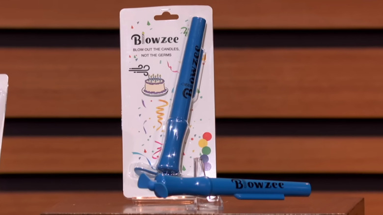 Two Blowzees, one in its package and one unboxed, on display