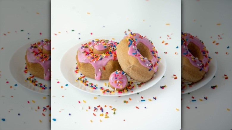 A photo of a dough bar donuts