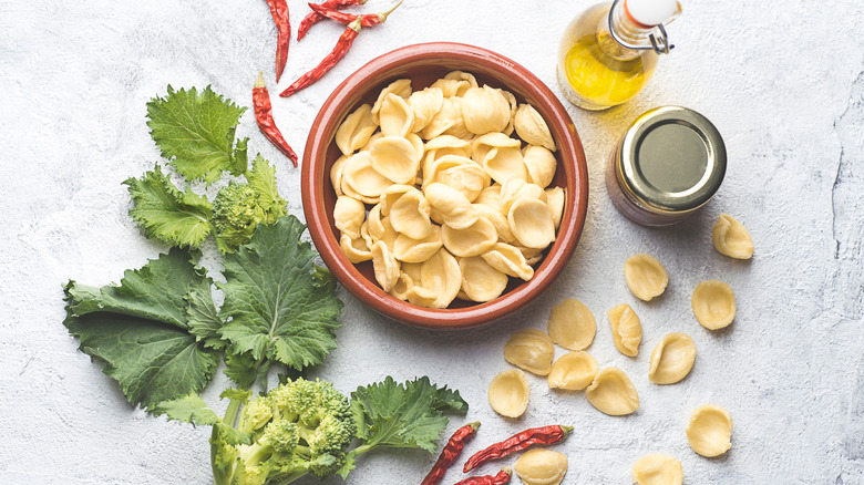 Italian handmade orecchiette