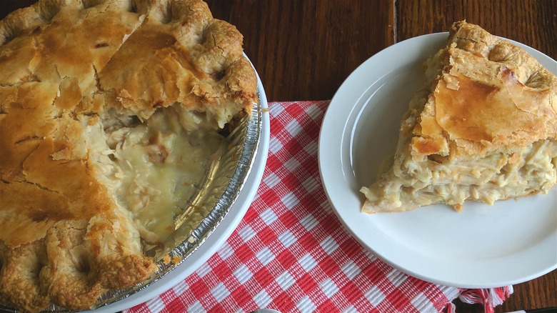 Slice of Centerville chicken pot pie