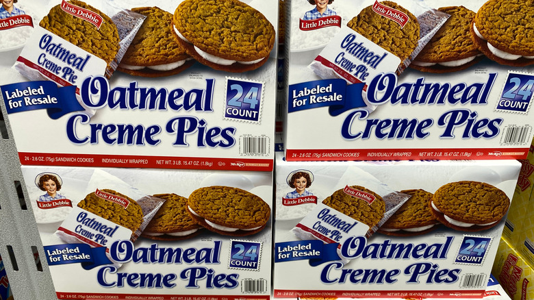 boxes of Oatmeal Creme Pies