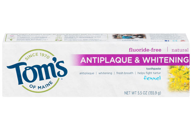 Tom's of Maine Antiplaque and Whitening Fluoride-free Toothpaste