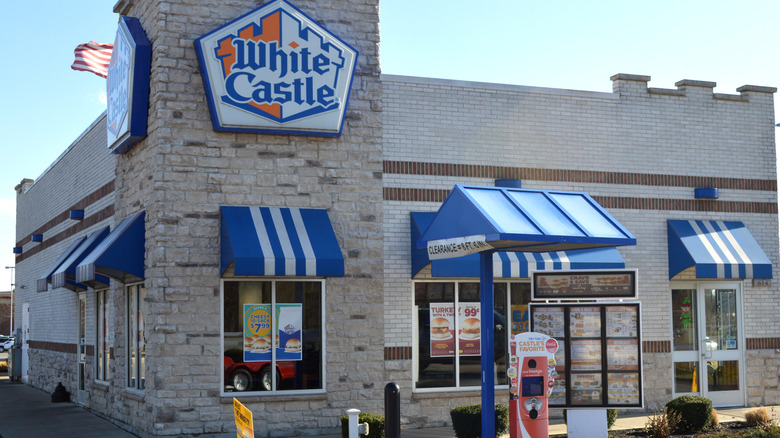 White Castle restaurant with drive-thru