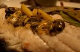 White Fish with Lemon, Capers, Mustard, and Parsley Recipe