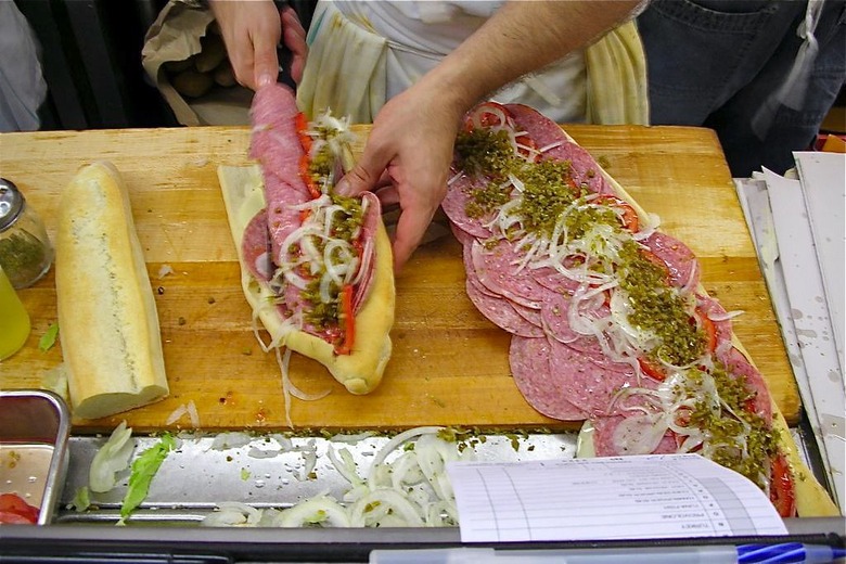 How one of the East Coast's best submarine sandwiches is made.