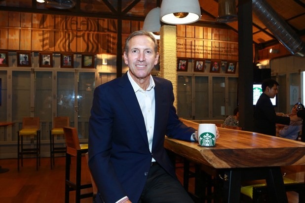 4) Howard Schultz, Starbucks