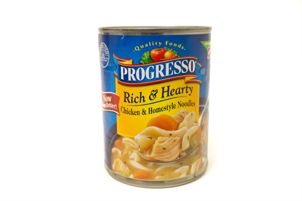 #5. Progresso Rich & Hearty Chicken and Homestyle Noodle Soup