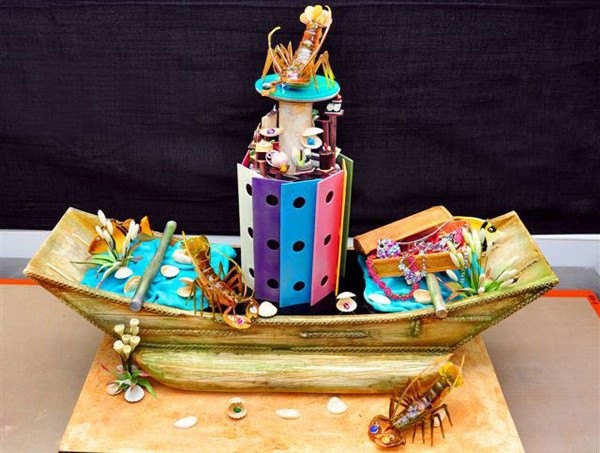 boat cakes from cake boss