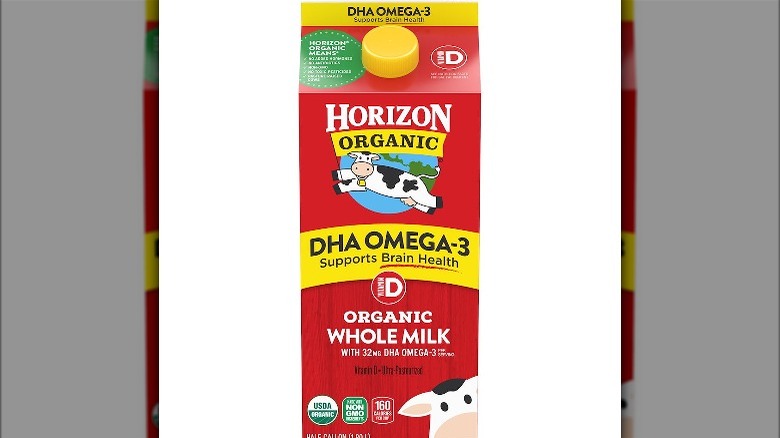 Horizon Organic whole milk