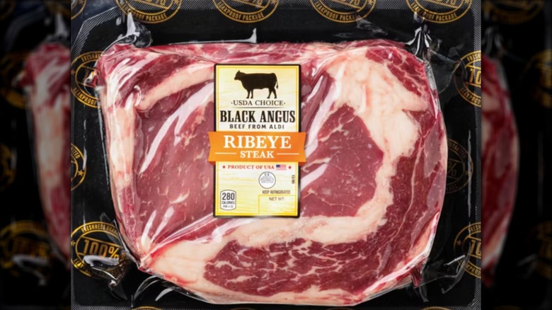 Aldi Black Angus ribeye