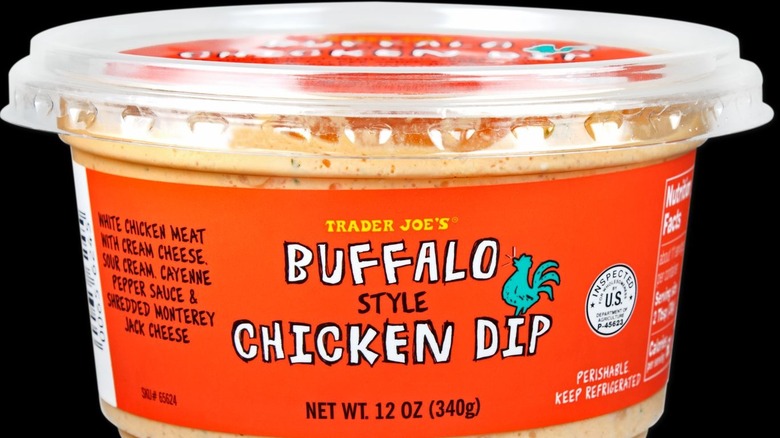 Buffalo Style Chicken Dip container