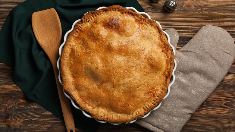 crispy chicken pot pie