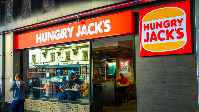 Hungry Jack's storefront in Australia