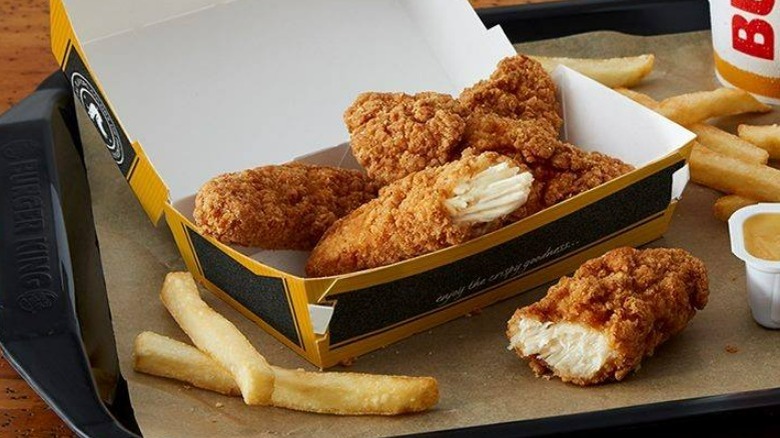 Burger King chicken tenders in 2018