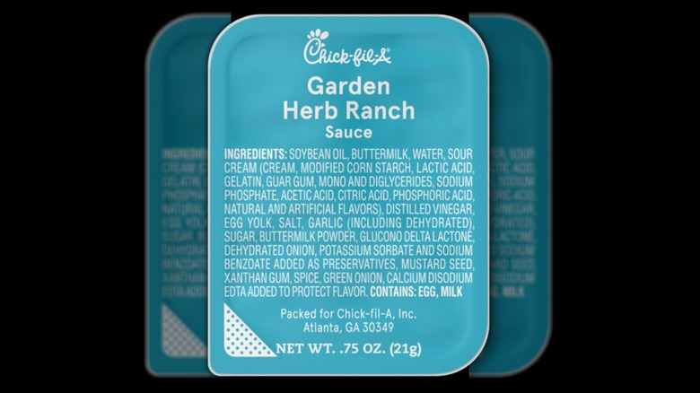 chick-fil-a Garden Herb Ranch