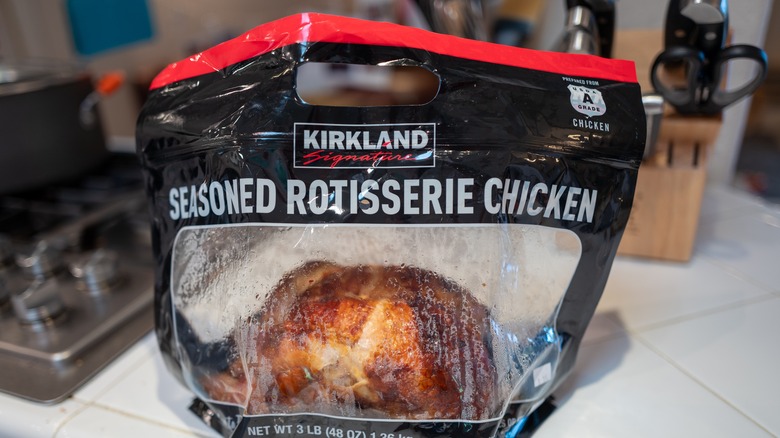 Costco rotisserie chicken bag