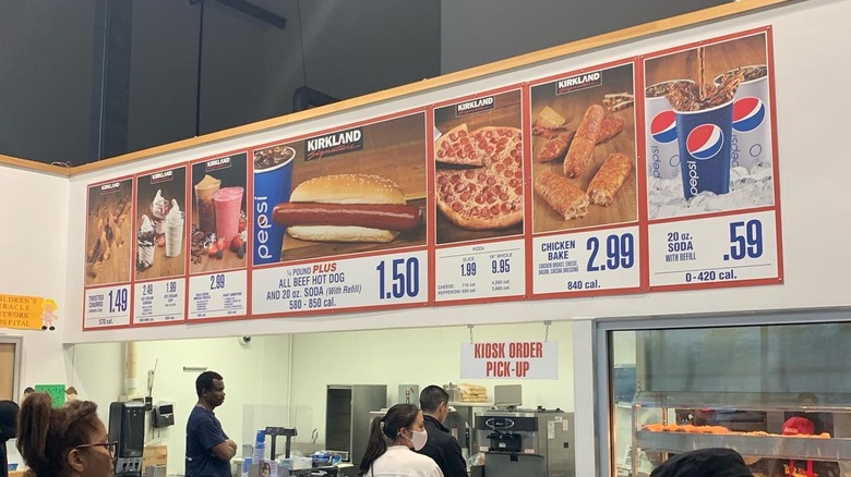 Costco food court menu