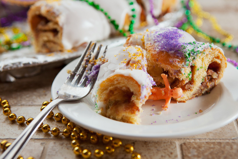 Speaking of which, why is there a plastic baby in the king cake? 