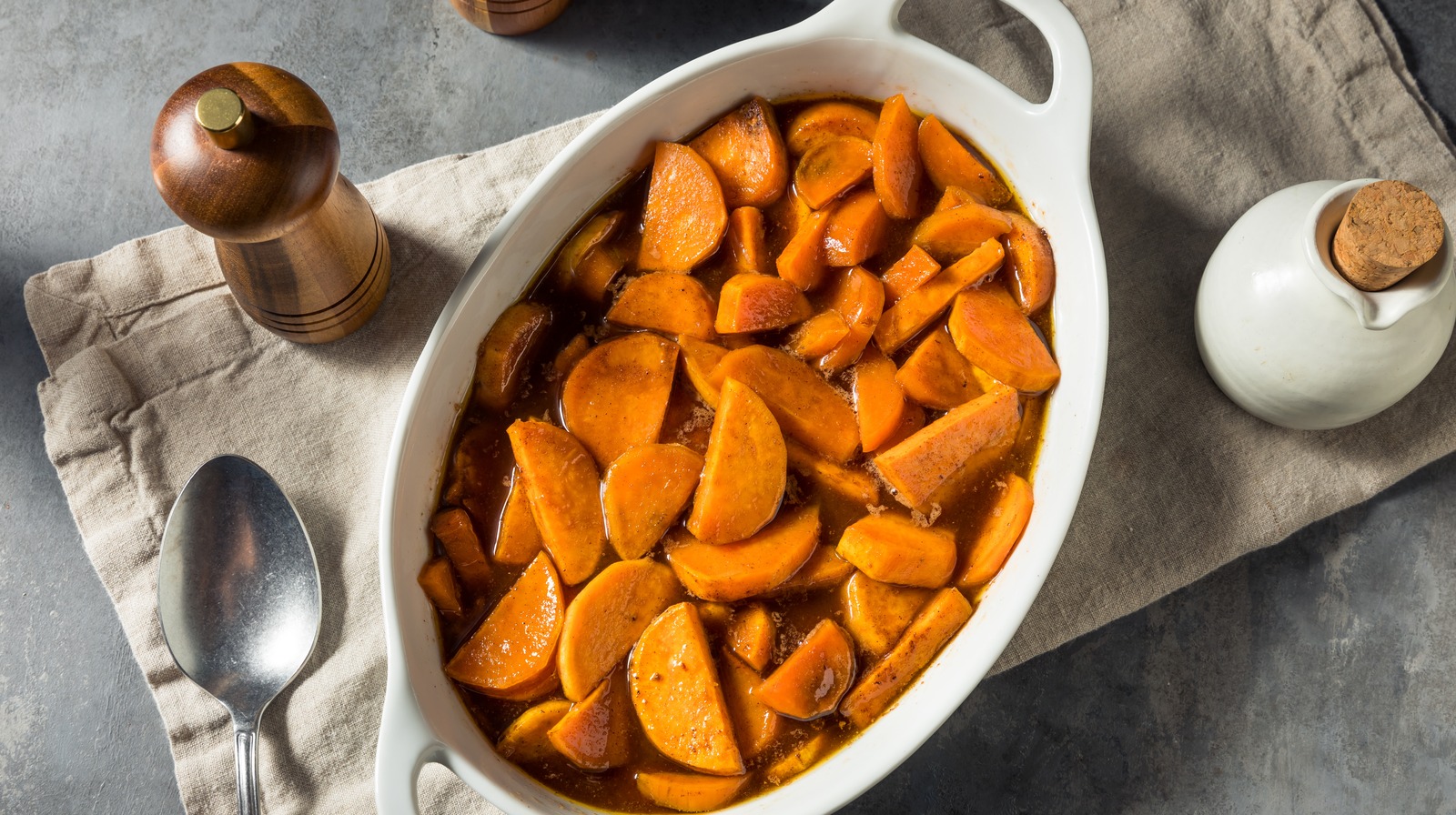 Why It Always Pays To Prep Candied Yam Glaze Beforehand