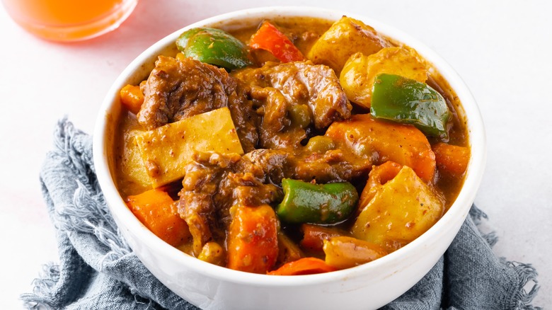 Kalderetang Kambing stew from Phillippines 