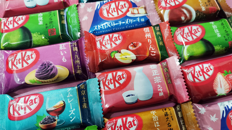 various Japanese Kit Kats