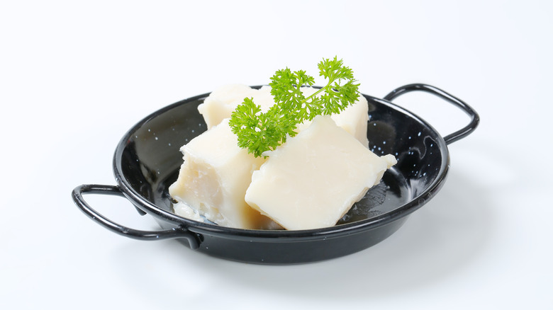 lard in a dish