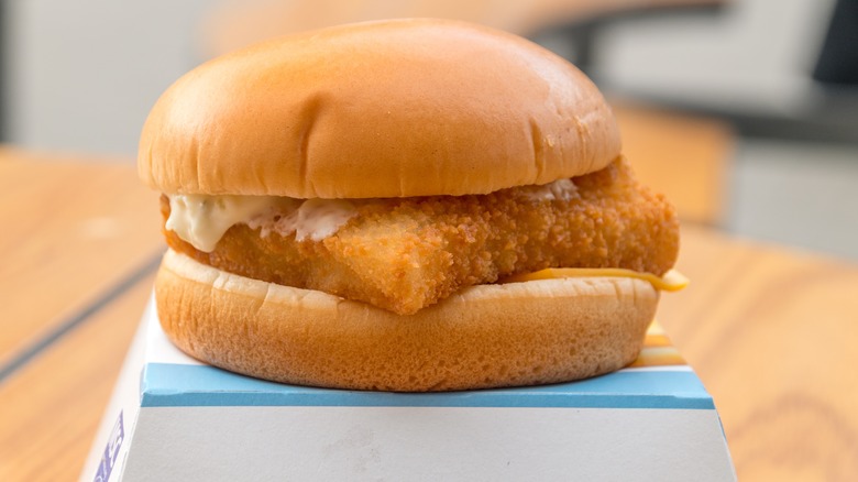 Filet-O-Fish sandwich from mcdonald's