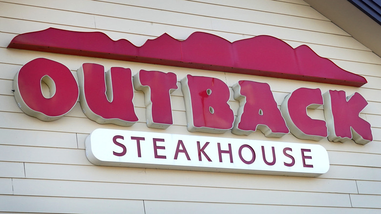 Outback steakhouse sign