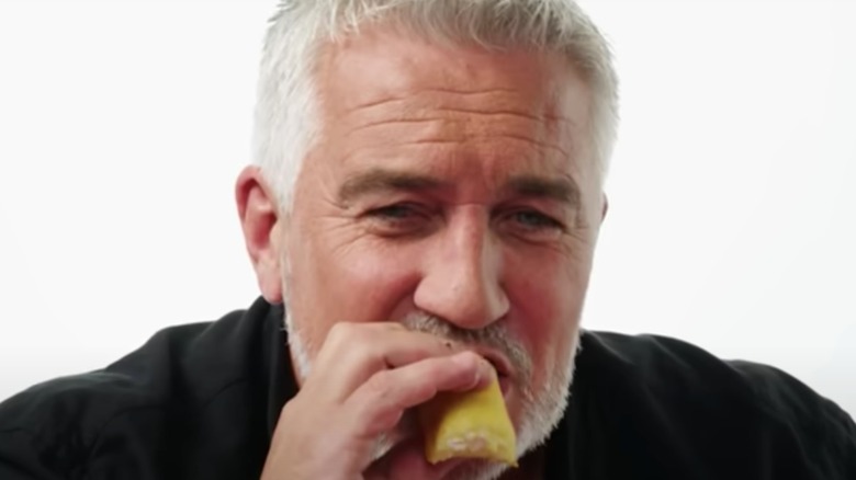 Paul Hollywood eating a Twinkie