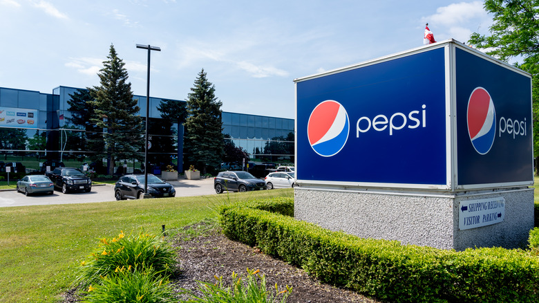 PepsiCo building sign