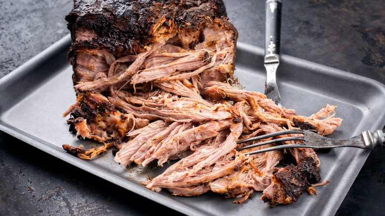 pulled pork from the butt