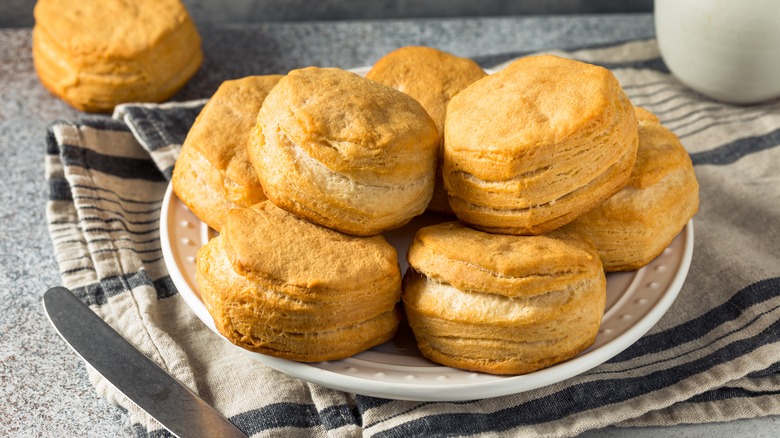 flaky Southern biscuits