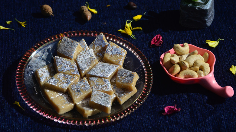 diamonds of kaju katli fudge