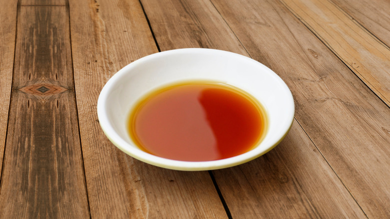 Small bowl of fish sauce