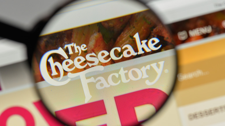 The Cheesecake Factory website