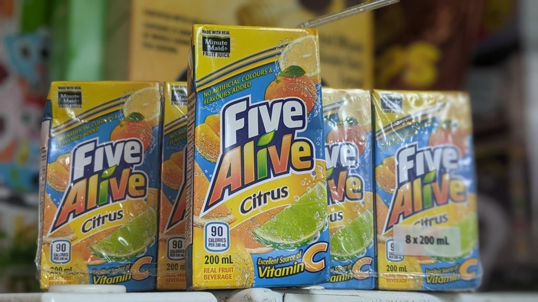 Five Alive juice boxes