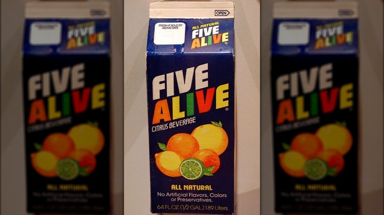 Five Alive juice carton