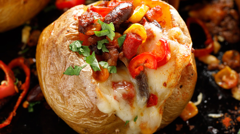 Mexican style baked potato 