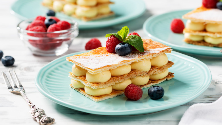 A fruity mille feuille