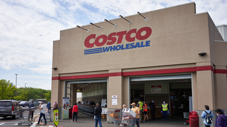 Exterior of Costco store