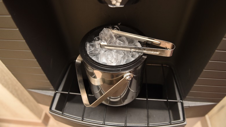 Ice maker and bucket